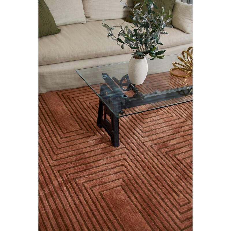 Momeni Simba Geometric Wool Area Rug - On Sale - Overstock - 33313528