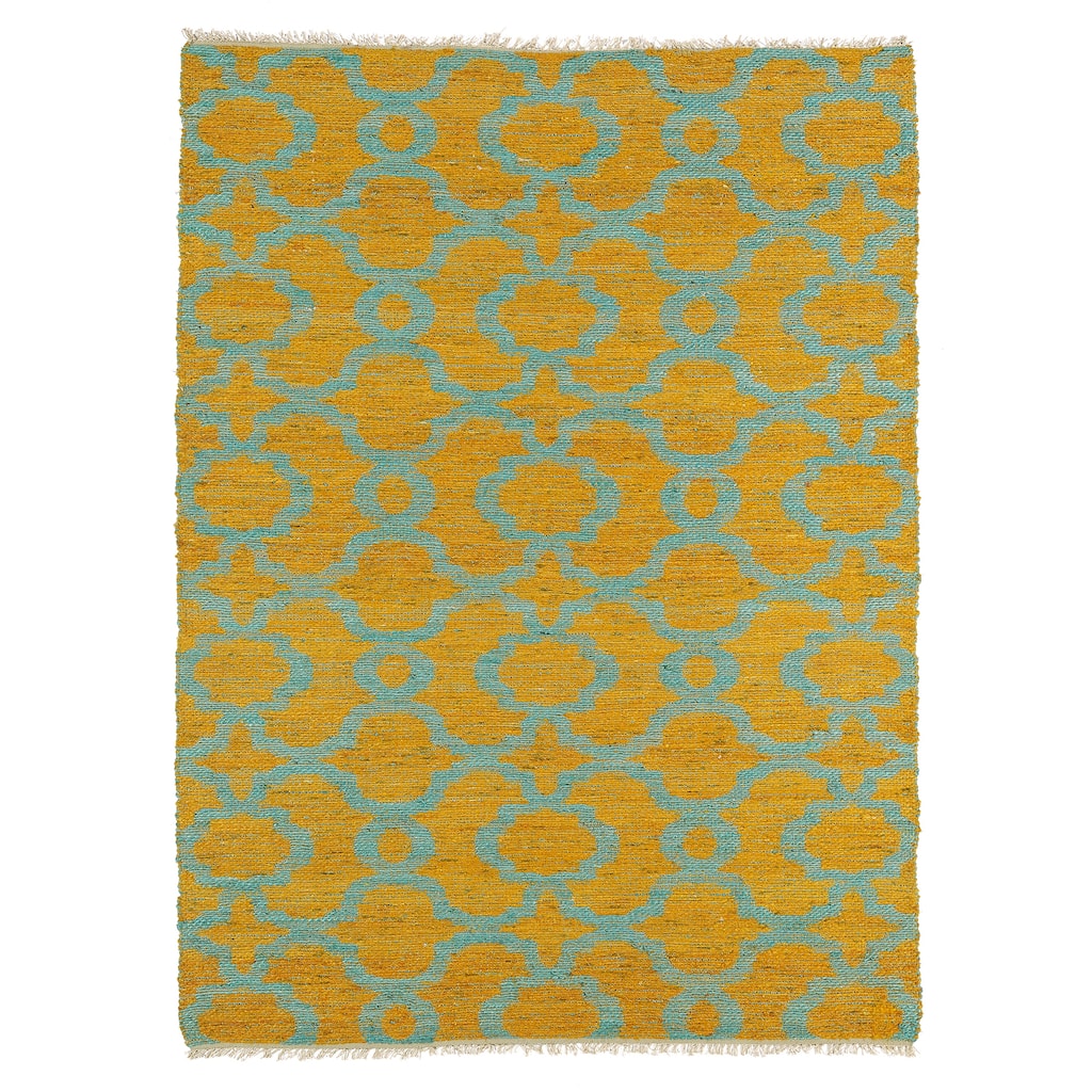 Casual Contemporary Modern Transitional Kids Textured Loop Pile Rectangle Area Rug - 5.3x 7.9