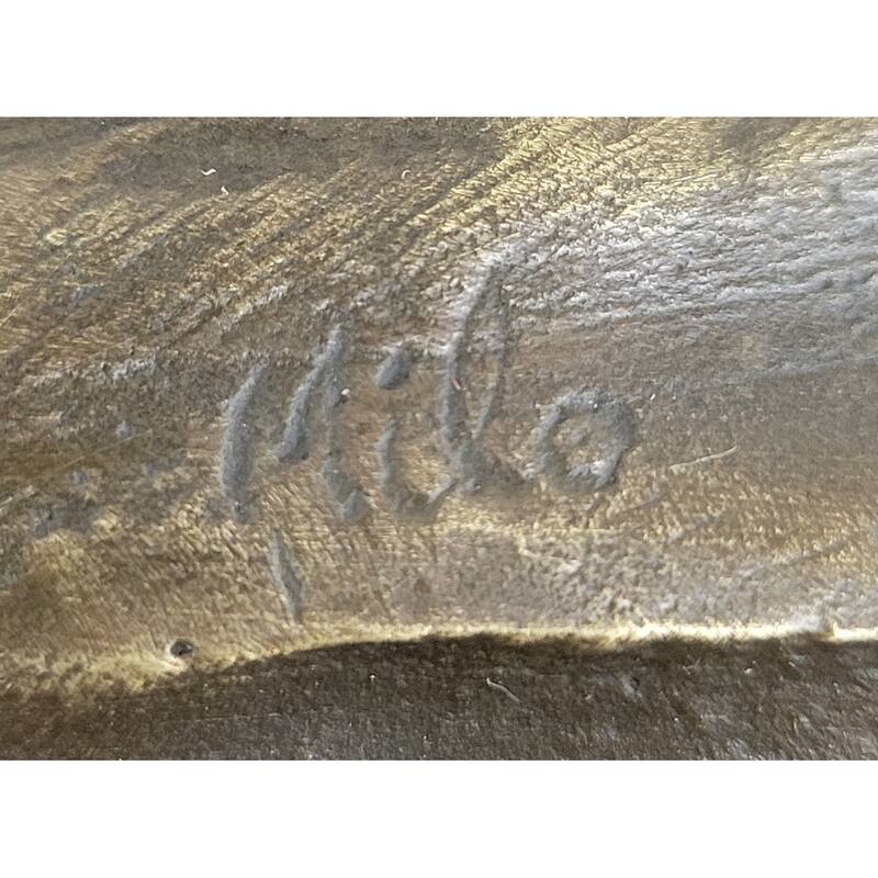 Kids Children Playing Leapfrog Bronze Statue Sculpture Figure Miniature 15.5 Inches X 11.5 Inches