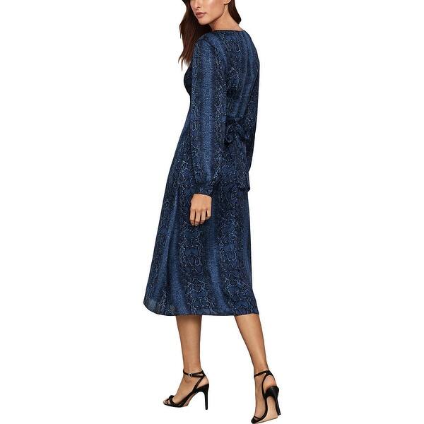boat neck dress midi Black Long Sleeve A-Line Penni Midi Dress