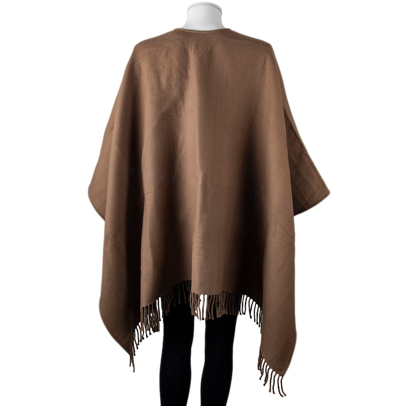 Burberry Giant Check Reversible Wool Cape