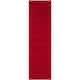 SAFAVIEH Laguna Shag Verdiana Solid Color 2-inch Thick Shag Rug - 2'3" x 6' Runner - Red
