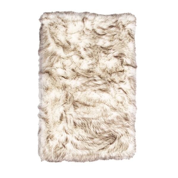 Glam Indoor Faux Fur Area Rug