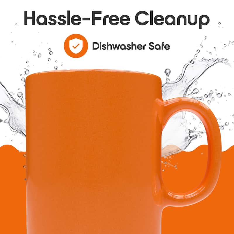 Omniware Teaz Cafe 11 oz Classic Mug - 3" D x 3.75" H