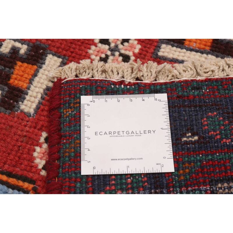 ECARPETGALLERY Hand-knotted Konya Anatolian Red Wool Rug - 3'3 x 9'8
