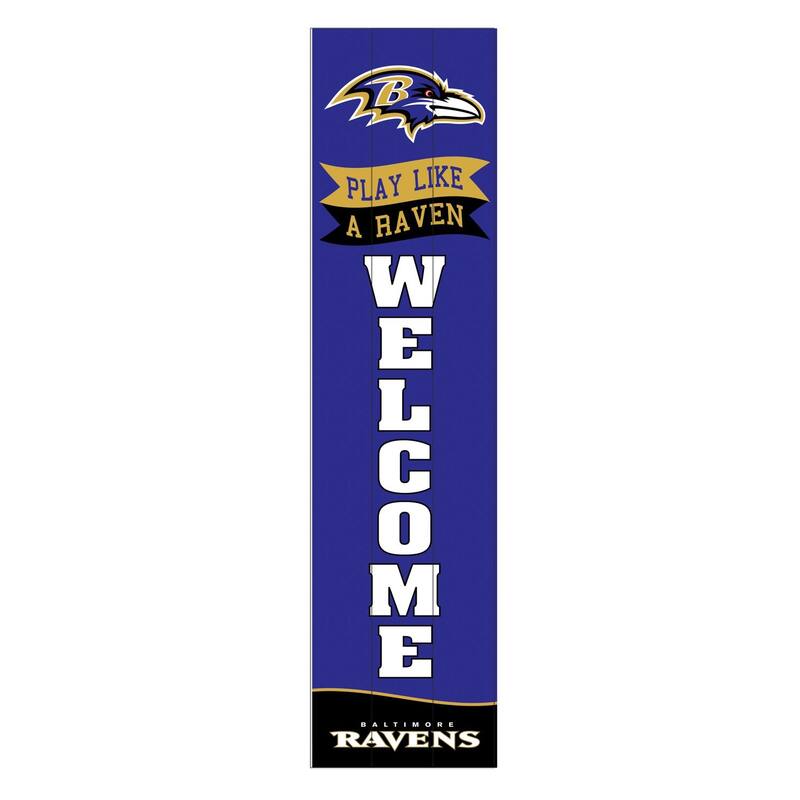 47" Porch Leaner Welcome Wall Sign, Baltimore Ravens