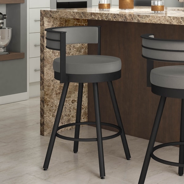 Amisco counter stools with backs swivel sales bar modern 26 inch kitchen barstool upholstered