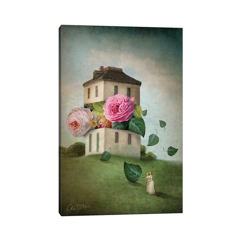 iCanvas "House Of Flowers" by Catrin Welz-Stein Canvas Print