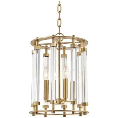 Hudson Valley Lighting Haddon 4 Light 12" Wide Crystal Chandelier