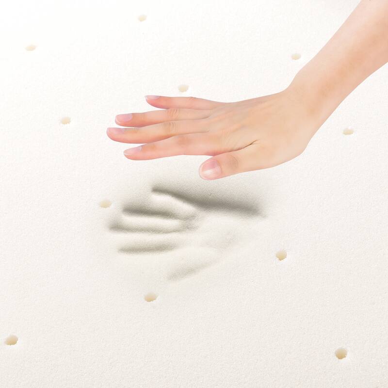 4 Inch Ventilated Memory Foam Bed Topper - Crown Comfort