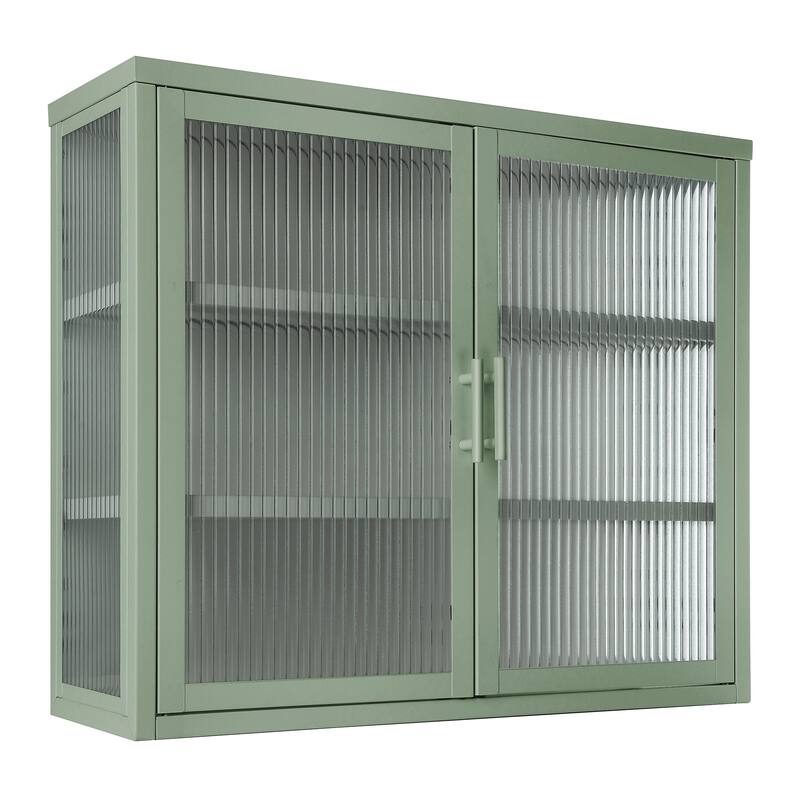 Retro Style Haze Double Glass Door Wall Bed Bath & Beyond