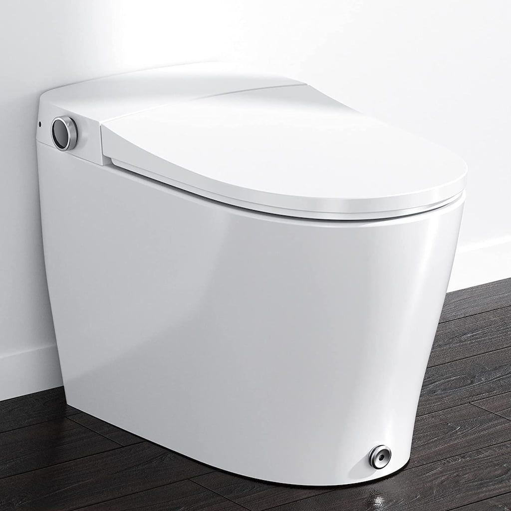 HOROW T05 Smart Toilet Bidet with Built-in Tank, Auto Open & Close, Heated Seat, Foot Sensor, Remote control - 12'' rough in