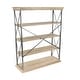 preview thumbnail 31 of 74, Brown Wood 3 Shelves Shelving Unit - 48 x 17 x 34