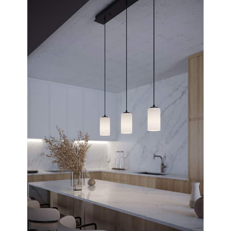 AFX LEOP0412MBLNR3 Leo 3 Light 36" Wide Multi Light Pendant