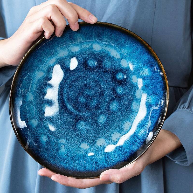 vancasso Starry 4-Piece Stoneware Dessert Plate