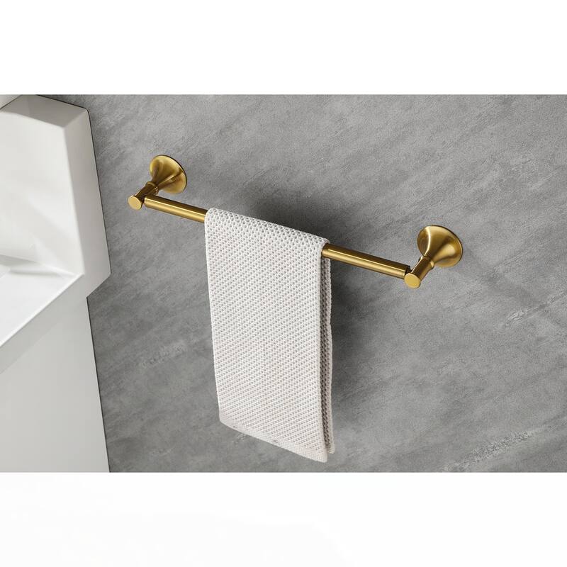 6 Piece Bathroom Towel Rack Set Wall Mount