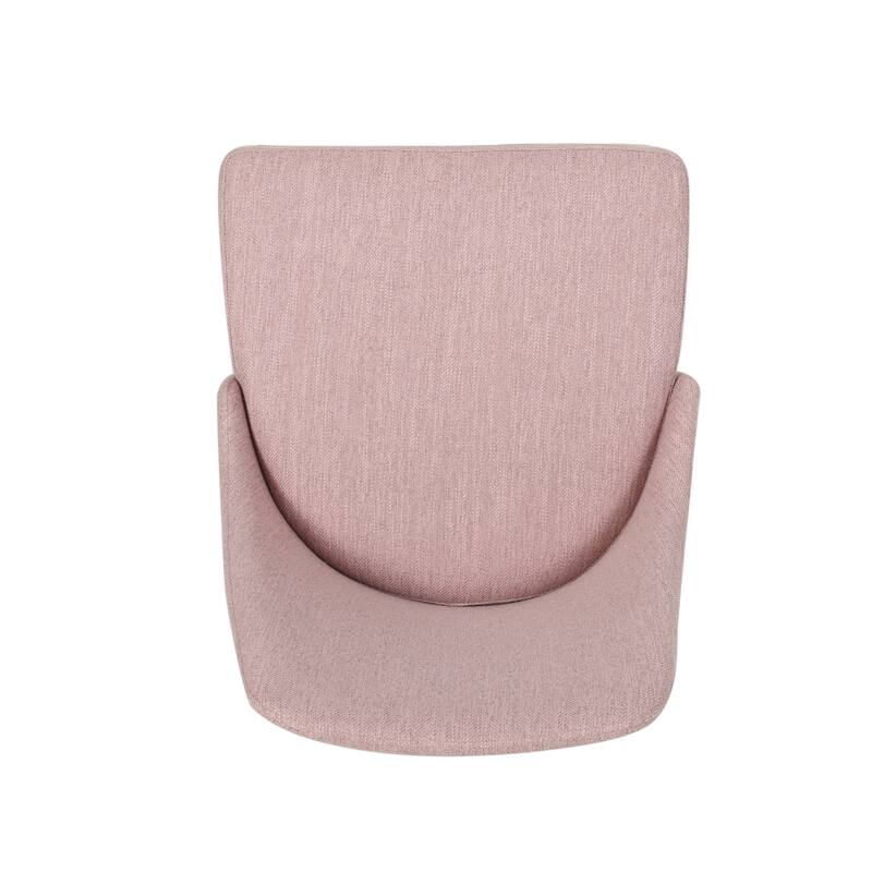 Upholstered Dining Chairs Set of 2, Dining Room Kitchen Chairs with Back, Modern Fabric Dinner Chairs with Metal Legs