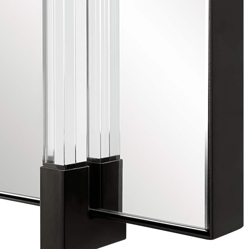 Uttermost Ladonna Rods Mirror - 24.25"W x 37.38"H x 2"D