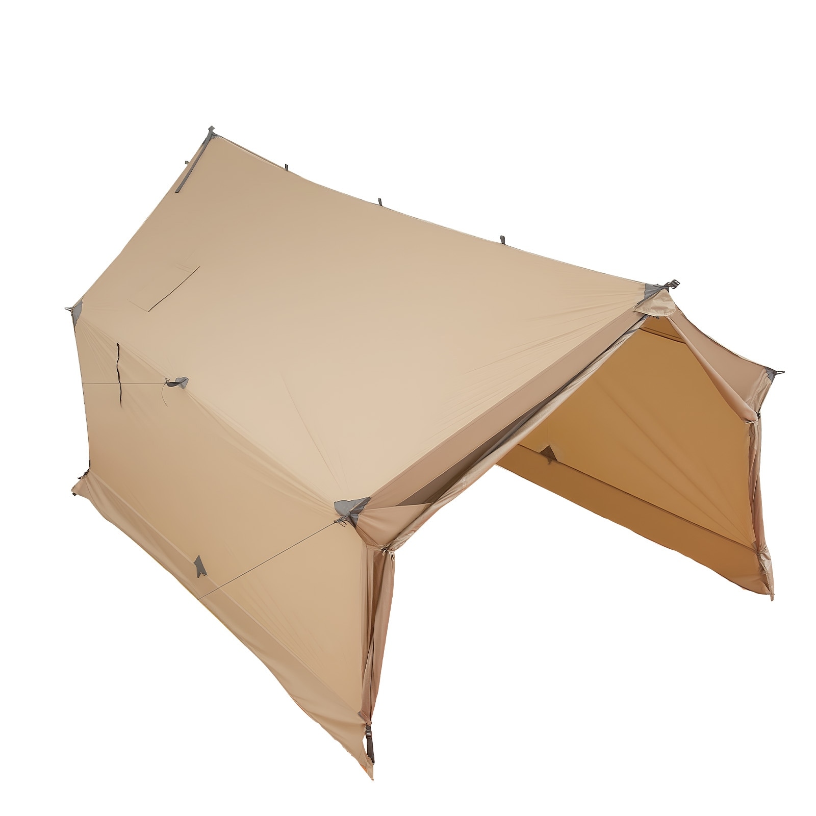 Cabin Hot Tent with Stove Jack Lightweight Waterproof 2 Persons Camping - N/A