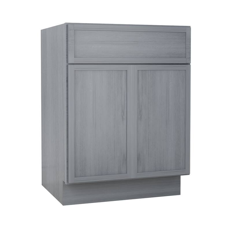 Vanity Art 24" Freestanding Single Base Storage Cabinet with Soft Close Doors