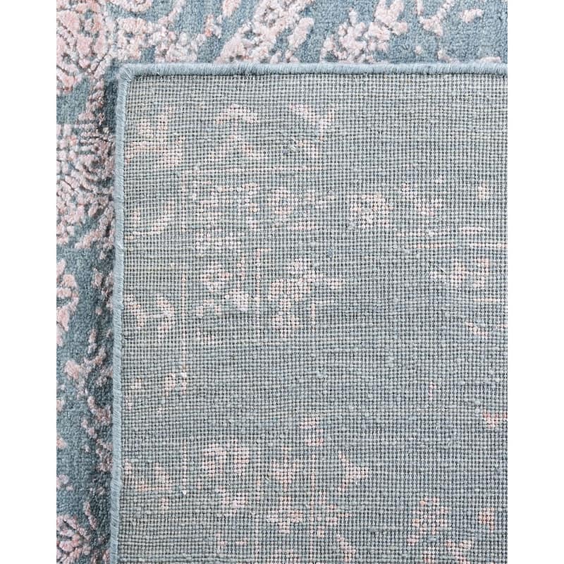 Ikat One-of-a-Kind Handmade Area Rug - Gray, 9' 0" x 11' 10" - 9' 0" x 11' 10"