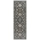 preview thumbnail 45 of 43, Gertmenian Trevi Polyester High-Low Plush Neutral Modern Abstract Indoor Area Rug Collection 2' 7" x 8' - Oren Grey