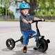 preview thumbnail 10 of 8, 3-Wheel Recreation Ride-On Toddler Tricycle With Bell - Black