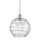 Option Clear Deco Swirl / White and Polished Chrome
