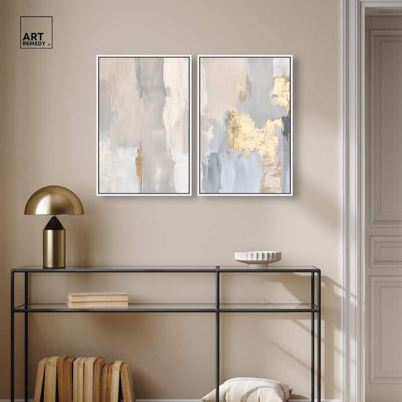 Gilded Driftwood I Canvas Set of 2 by Art Remedy