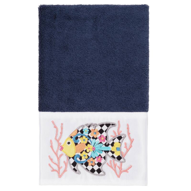 Authentic Hotel and Spa 100% Turkish Cotton Feliz 3PC Embellished Towel Set