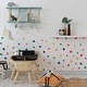 preview thumbnail 2 of 5, Dalmatian Polka Dots Colourful Wall Stickers Home Decals Nursery Decor - Multi