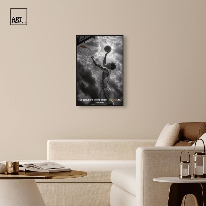 Strengthen Me Canvas by Art Remedy