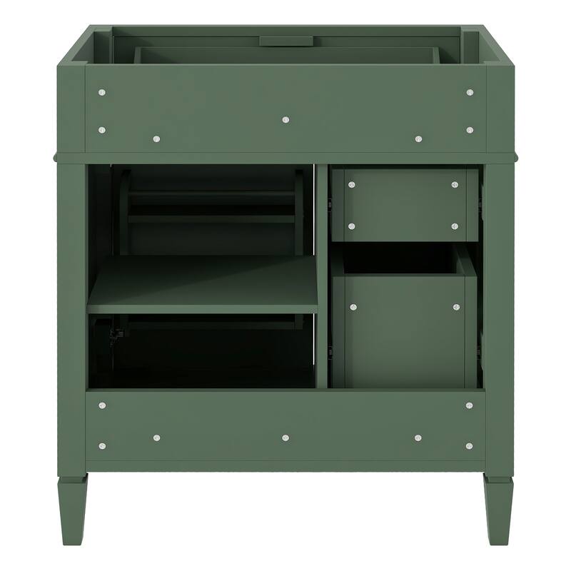 GDFStudio - Ardenton Modern Freestanding Bathroom Vanity with 2 Drawers and a Tip-out Drawer (NOT INCLUDE BASIN) - 29.3'W