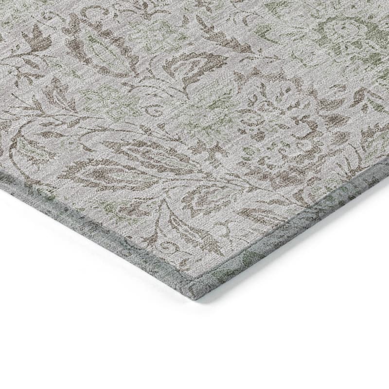 Machine Washable Indoor/ Outdoor Chantille Farmhouse Floral Rug