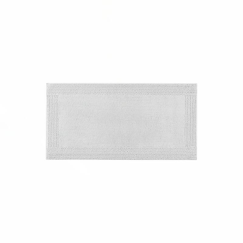 1 PCS 24x60"Tufted 3000 GSM Reversible Bath Rug Grey - 5' x 2'