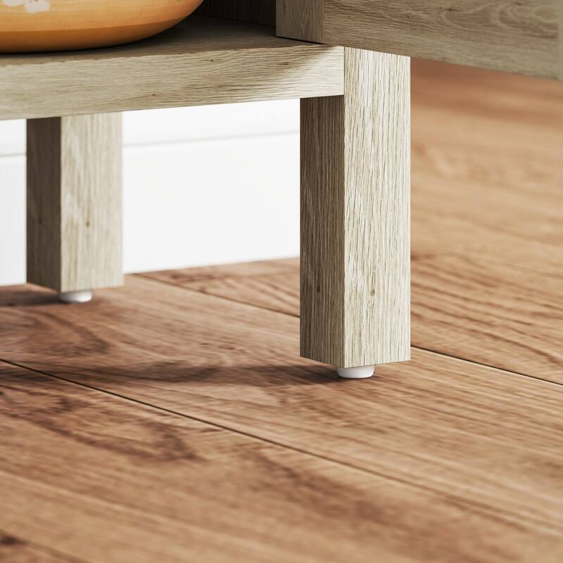 23.3" Modern Buffet Cabinet with Adjustable Shelf