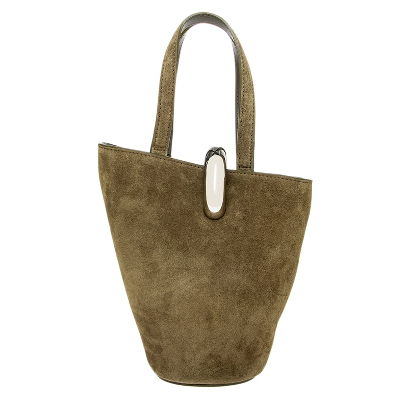 Jacquemus Small Bambola Asymmetric Bucket Bag