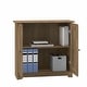 preview thumbnail 45 of 47, Bush Furniture Cabot Small Storage Cabinet with Doors - 31.38"L x 12.40"W x 29.96"H
