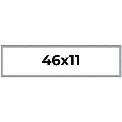 46x11 Frame Rustic Sky Blue Solid Wood Picture Frame | 0.75 Inch
