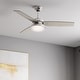 preview thumbnail 1 of 17, Hunter 52" Sentinel Ceiling Fan with LED Light Kit and Handheld Remote Brushed Nickel