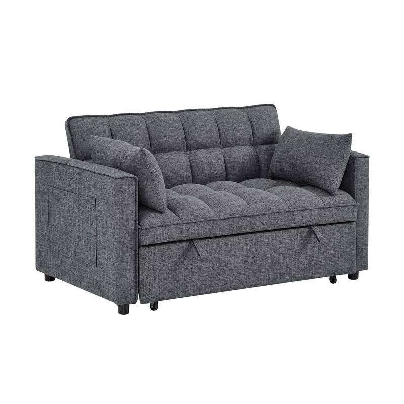 Anmytek Convertible Tufted Sienna Sleeper Sofa