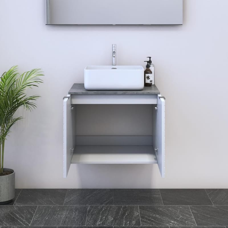 Capri 2D 60 Floating Bathroom Vanity (24" Width)