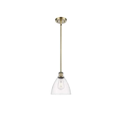 Innovations Lighting Bristol Glass 1 Light 8" Mini Pendant