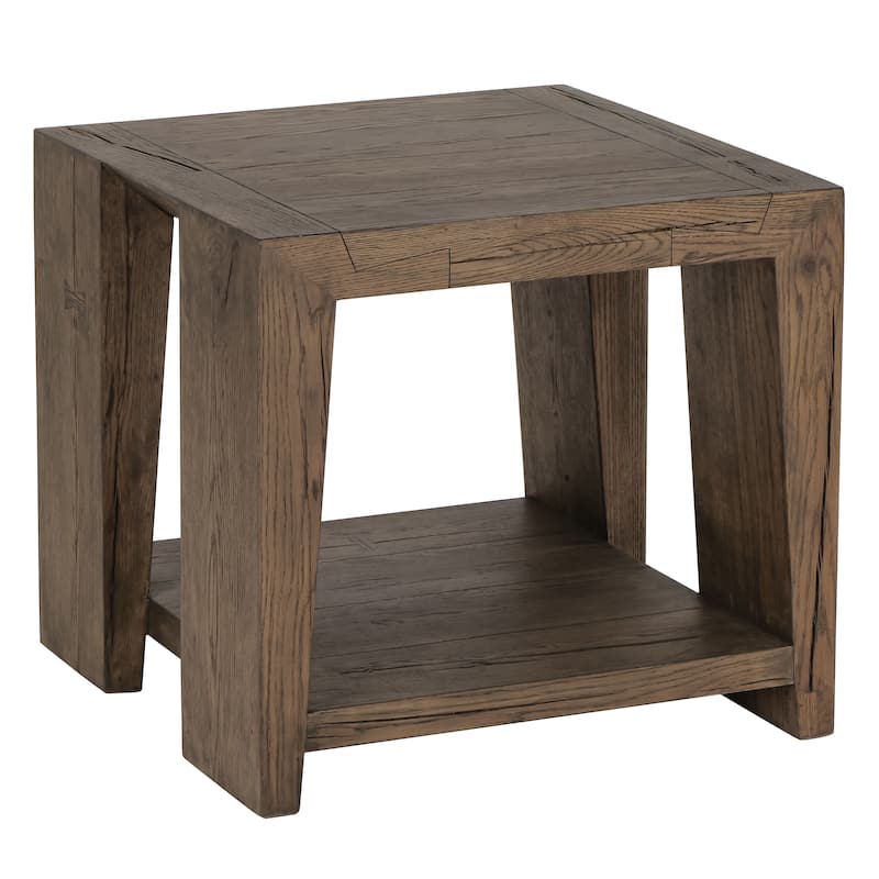 Classic Home Troy Cracked Oak End Table
