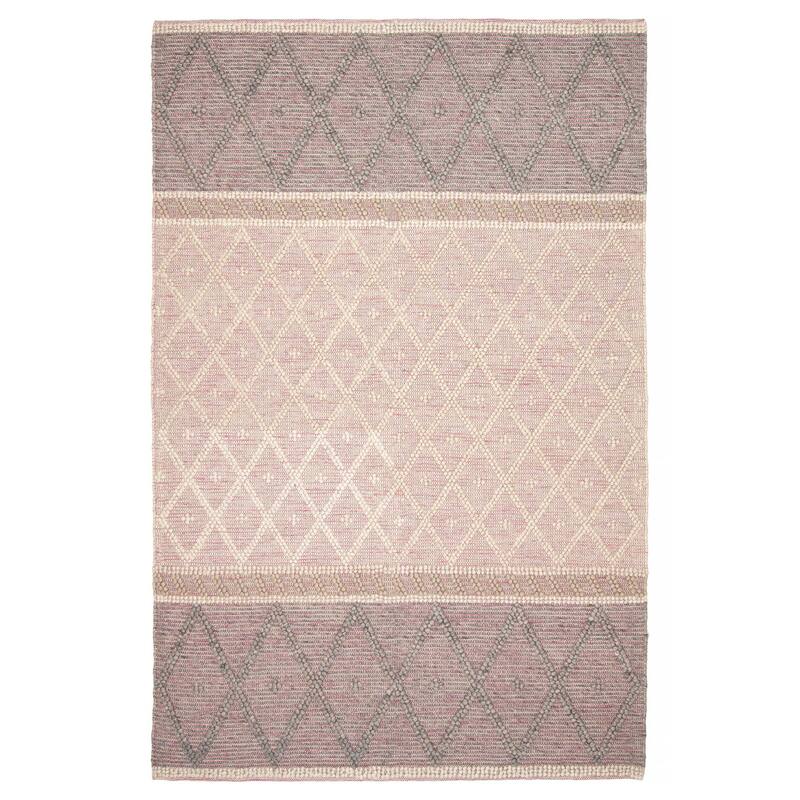 ECARPETGALLERY Braid weave Sienna Grey Wool Rug - 6'2 x 9'2 - Grey - 6'2 x 9'2