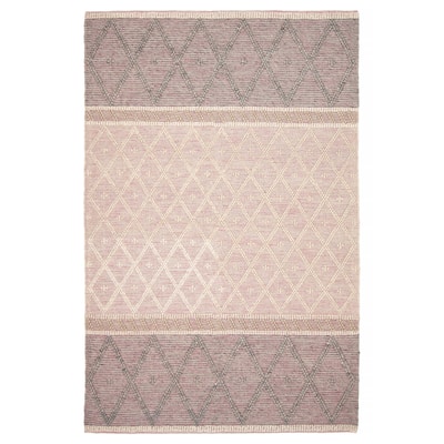 ECARPETGALLERY Braid weave Sienna Grey Wool Rug - 6'2 x 9'2