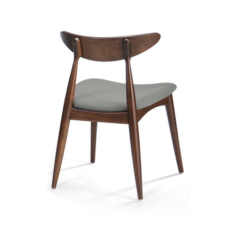 Barron Mid-Century Modern Dining Chairs (Set of 2) by Christopher Knight Home - 22.50" W x 19.75" L x 28.75" H