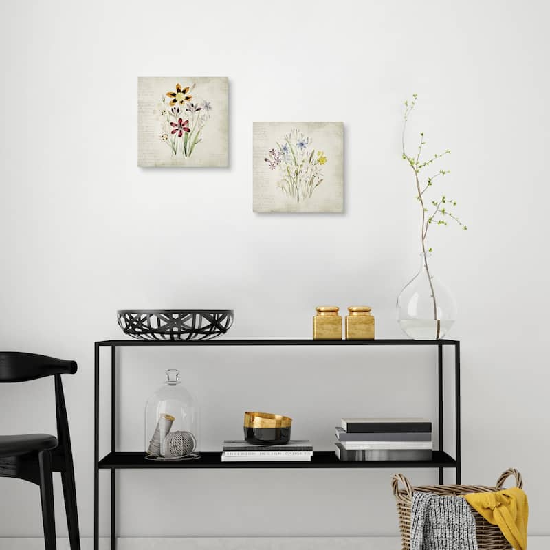 Wild Flowers 1 & 3by M Duggar Cnvs Art