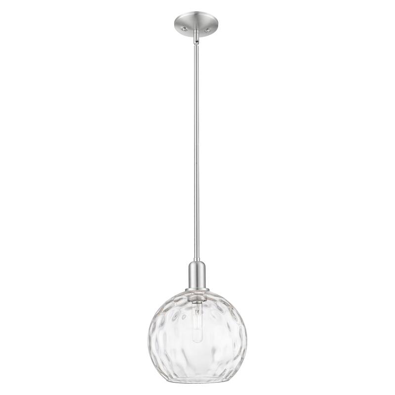 Innovations Lighting Endless Possibilities Arcadia - Athens Water Glass - 1 Light 10" Stem Hung Mini Pendant