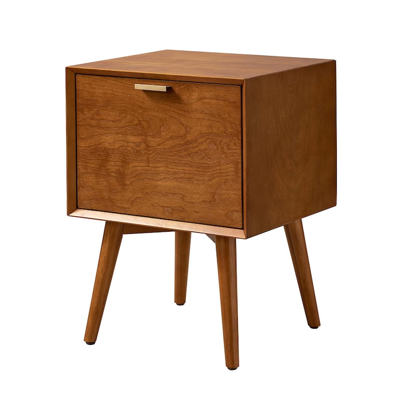 Isabel Mid-Century 2 - Drawer Wood End Table by HULALA HOME - Acorn
